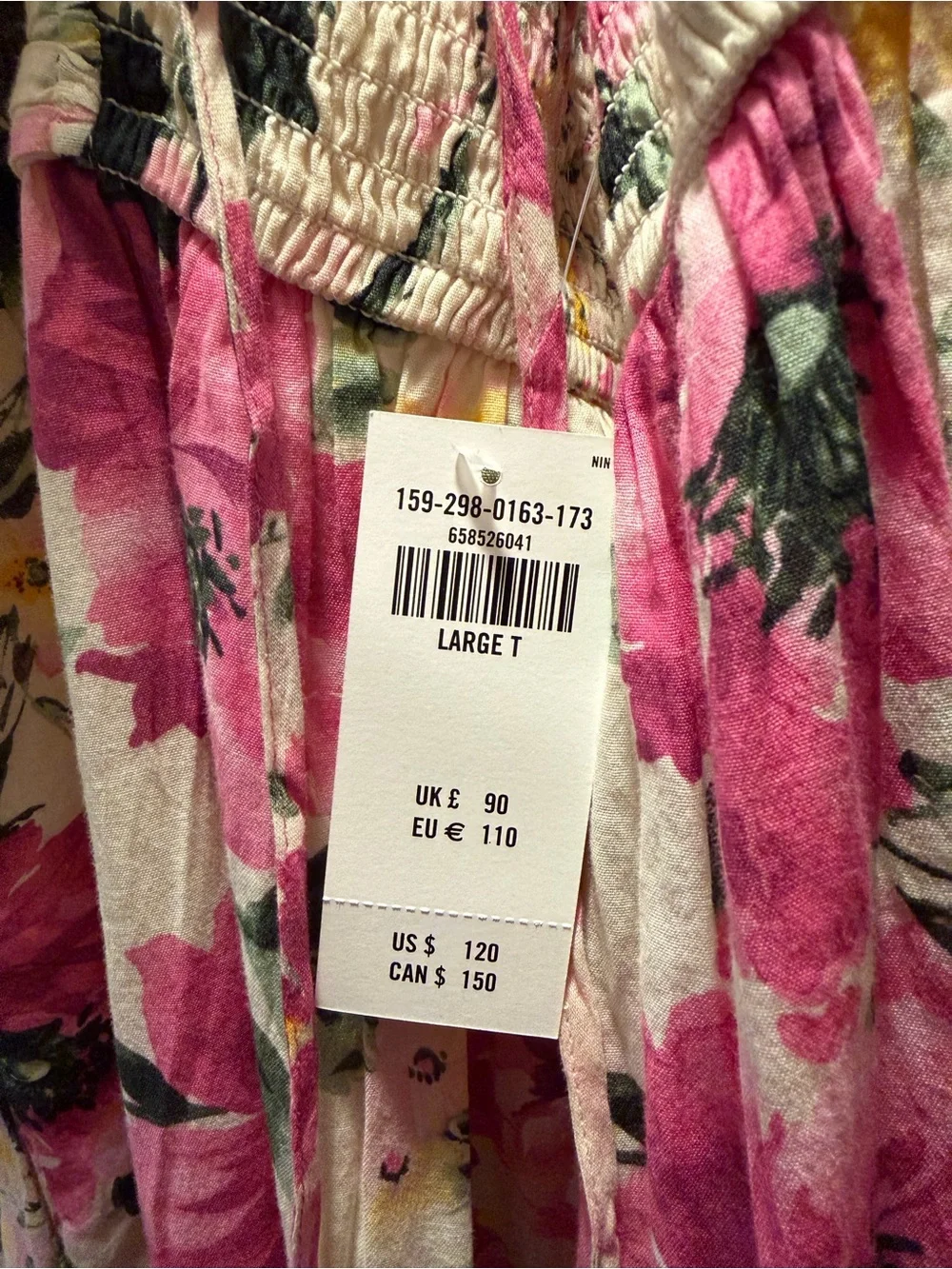Abercrombie & Fitch Pink Floral Maxi Dress